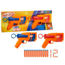 Image of Toys. Product name - Nerf N Series Duo Pack Dart Blasters and 12 N1 Darts in colour by brand - Toymate