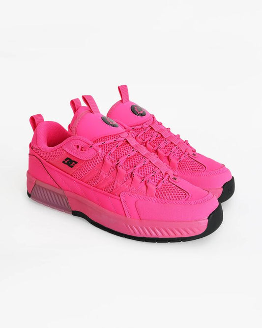 Image of Shoes. Productname: DC Shoes Mens Lucien Skate Shoes Hot Pink - in Hot Pink colour by brand - DC Shoes