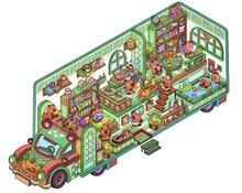Image of Toys. Product name - DIY 3D Sticker Cosy Vehicle Bear in colour by brand - Toymate