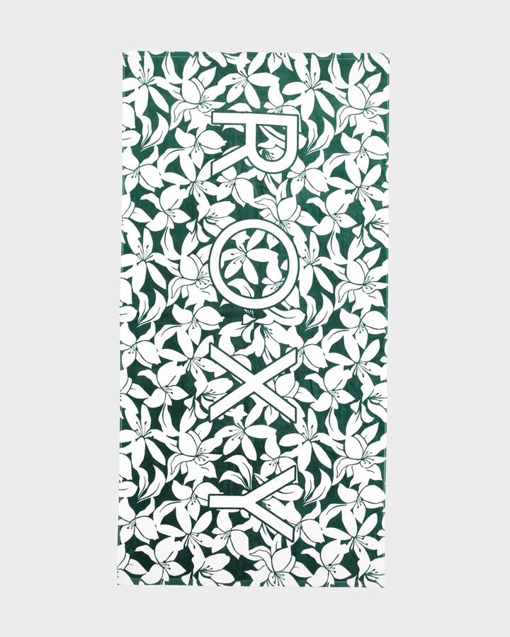 Image of Accessories. Productname: Roxy Womens Urban Landscape Towel Evergreen - in Evergreen colour by brand - Roxy