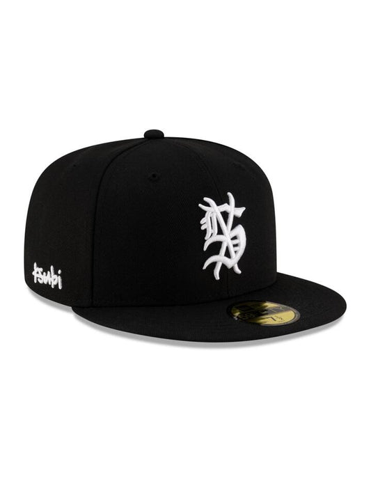 Image of Hats. Productname: New Era 59FIFTY Fitted Ksubi Cap in BLACK colour by brand - New Era