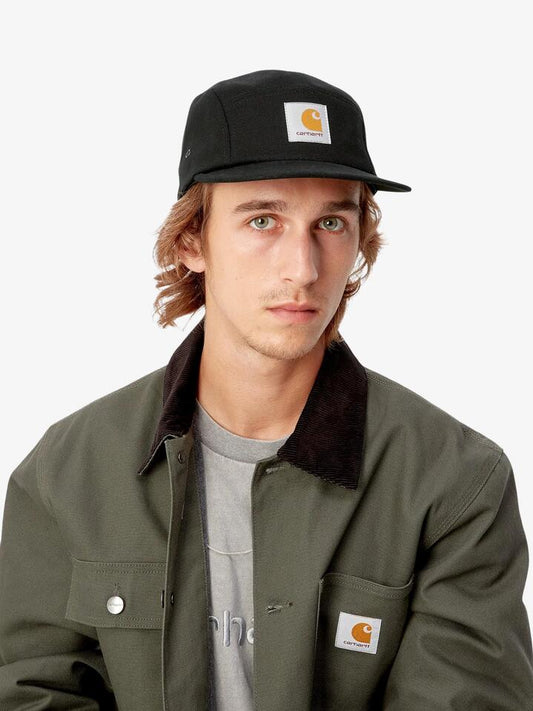 Image of Hats. Productname: Carhartt Wip Backley Cap ONE SIZE Black in Black colour by brand - Carhartt Wip