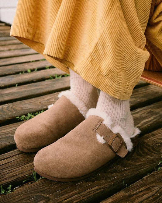 Image of Slippers. Productname: Roxy Womens Zeliah Clogs Taupe - in Taupe colour by brand - Roxy