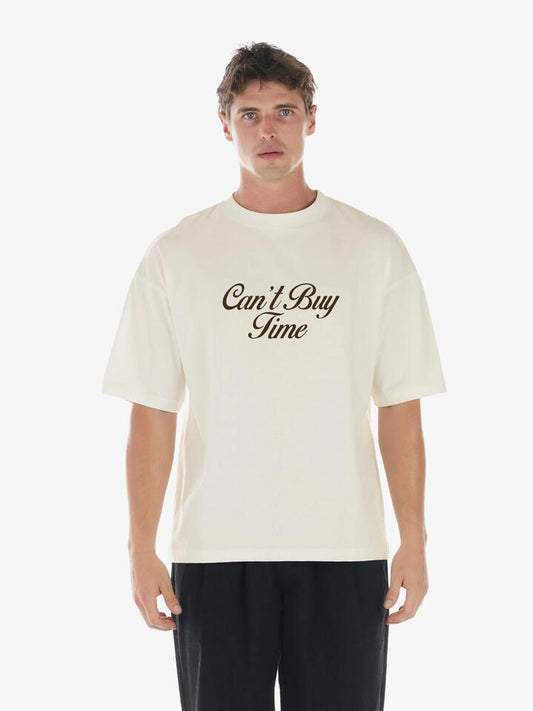 Image of a model wearing Tops. Productname: Nana Judy Emerson Tee in Natural colour by brand - Nana Judy