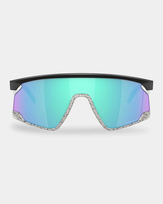 Image of Sunglasses. Productname: Oakley Bxtr Sport Sunglasses Matte Black Sapphire - in Matte Black Sapphire colour by brand - Oakley