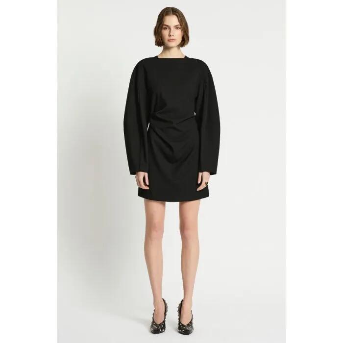 Image of a model wearing Dress. Productname: Baroque Dress in Black colour by brand - sass and bide