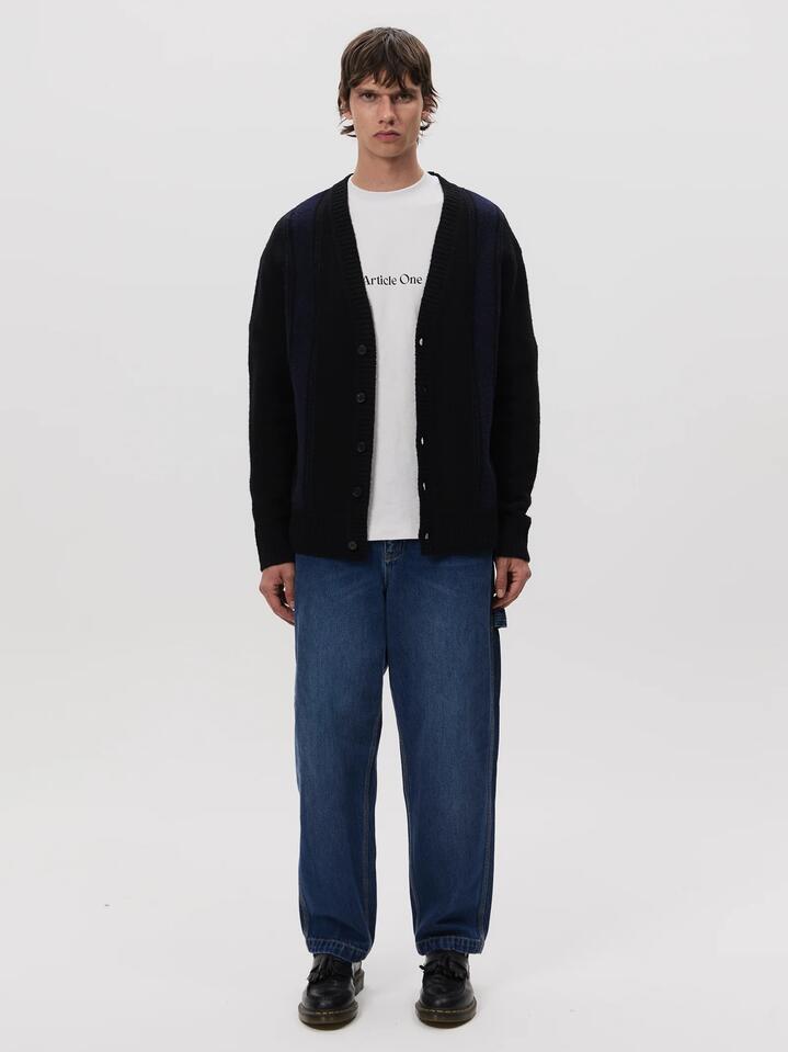 Image of Jeans. Productname: Article One Barker Carpenter in Indigo colour by brand - Article One