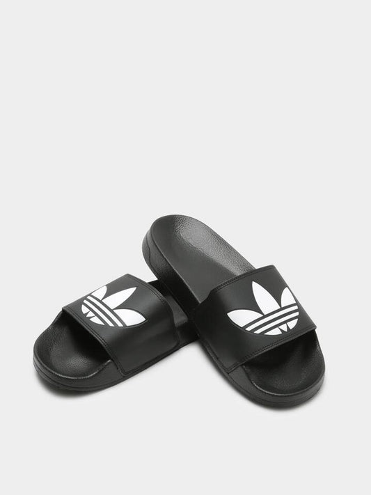 Image of Slippers. Productname: Adidas Unisex Adilette Lite Slides in Black/White colour by brand - Adidas