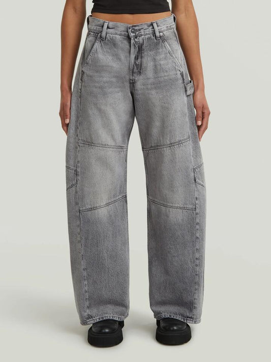 Image of a model wearing Denim. Productname: G-Star Bowey 3D Extreme Carpenter Loose in SUN FADED EOLITH GREY colour by brand - G-Star