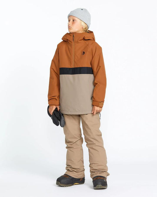 Image of Coats & Jackets. Productname: Volcom Boys 8-16 Sluff Insulated Jacket Caramel - in Caramel colour by brand - Volcom