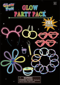 Image of Toys. Product name - Glow Fun Party Mega Pack 201pcs in colour by brand - Toymate