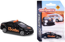 Image of Toy Playsets. Product name - Majorette Toyota Corolla Altis Taxi 13Cabs Black in colour by brand - Majorette