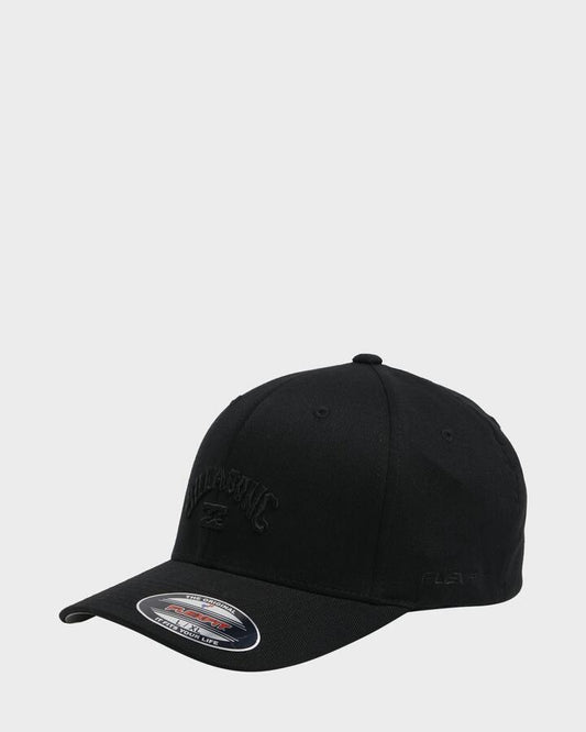 Image of Hats. Product name - Billabong Mens Arch Flexfit Cap Stealth in Stealth colour by brand - Billabong