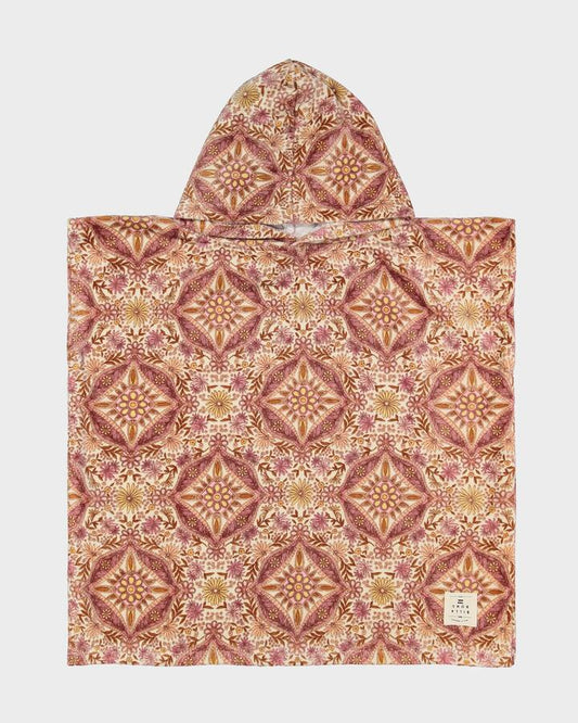 Image of Towels. Product name - Billabong Girls 0-5 Just For You Hooded Towel Whitecap in Whitecap colour by brand - Billabong