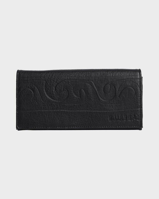 Image of Wallets & Money Clips. Productname: Billabong - Womens Wave Watch Leather Wallet - Black Pebble - in Black Pebble colour by brand - Billabong