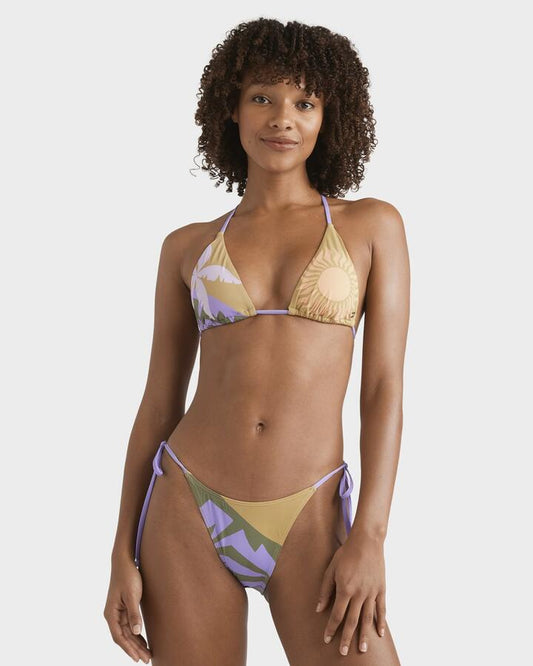 Image of Swimwear. Productname: Billabong Womens Feel The Heat Remi Tri Bikini Top Cadet - in Cadet colour by brand - Billabong