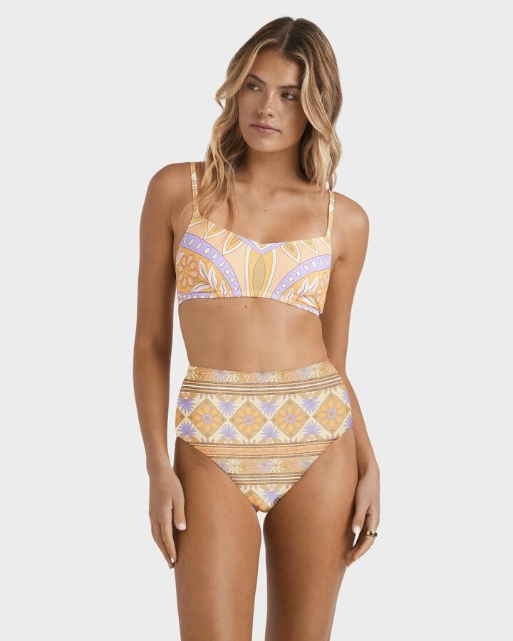 Image of Swimwear. Product name - Billabong Womens Just For You Lila D/Dd Underwire Bikini Top Sunstone in Sunstone colour by brand - Billabong