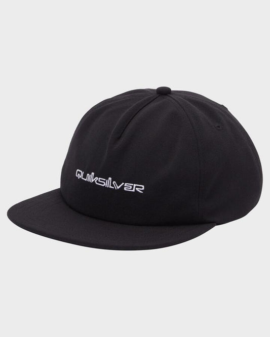 Image of Hats. Productname: Quiksilver - Mens Dna Omni Snapback Cap - Black - in Black colour by brand - Quiksilver