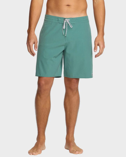 Image of Swimwear. Productname: Billabong - Mens Wategos Lo Tide 18.5 Boardshorts - Sage Green - in Sage Green colour by brand - Billabong