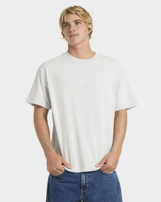 Image of T-Shirts. Productname: Quiksilver Mens Scope T-Shirt Bone - in Bone colour by brand - Quiksilver
