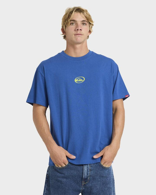 Image of T-Shirts. Productname: Quiksilver Mens Renegade T-Shirt South Pacific - in South Pacific colour by brand - Quiksilver