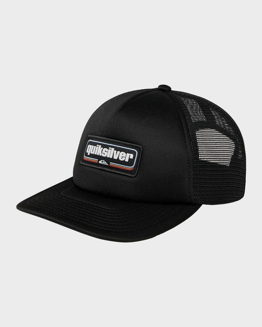 Image of Hats. Productname: Quiksilver - Mens Slab Drifter Trucker Cap - True Black - in True Black colour by brand - Quiksilver