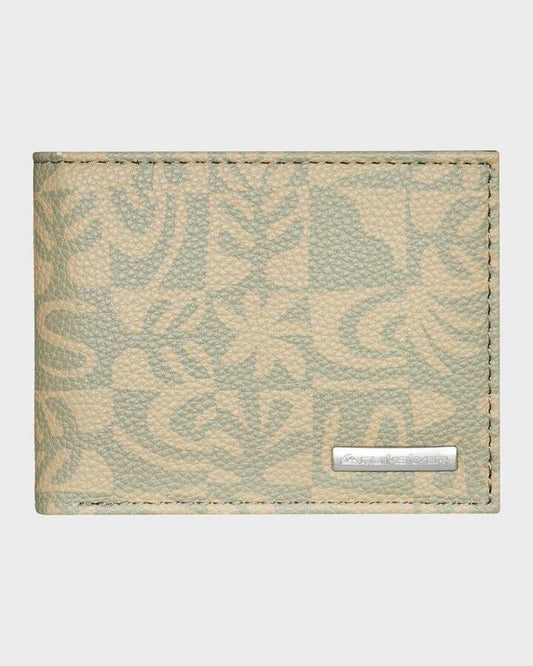 Image of Wallets & Money Clips. Productname: Quiksilver - Mens Freshness Leater Wallet - Aloe Terra - in Aloe Terra colour by brand - Quiksilver