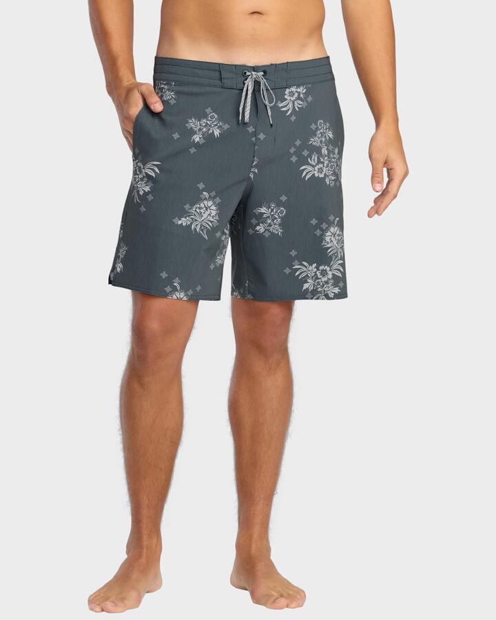 Image of Swimwear. Product name - Billabong Mens Good Times Lo Tide 17.5" Boardshorts Midnight Blue in Midnight Blue colour by brand - Billabong