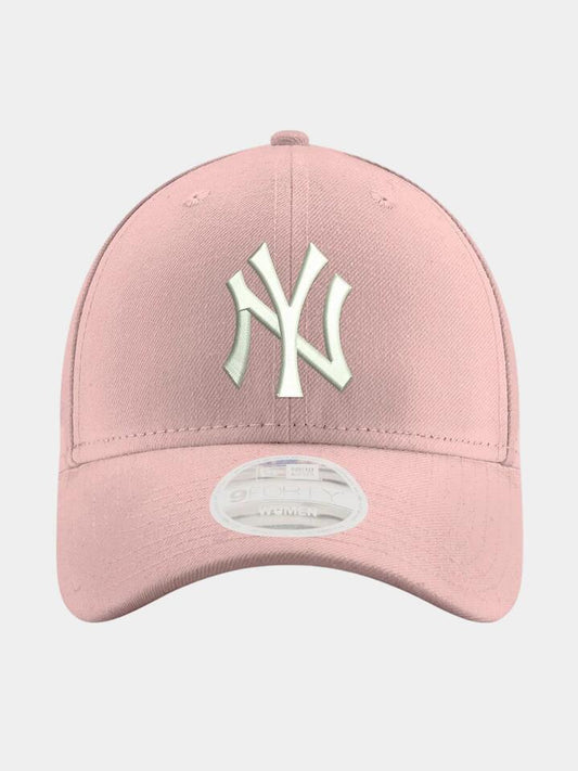 Image of Hats. Productname: New Era 9FORTY Womens New York Yankees ONE SIZE Pink in Pink colour by brand - New Era