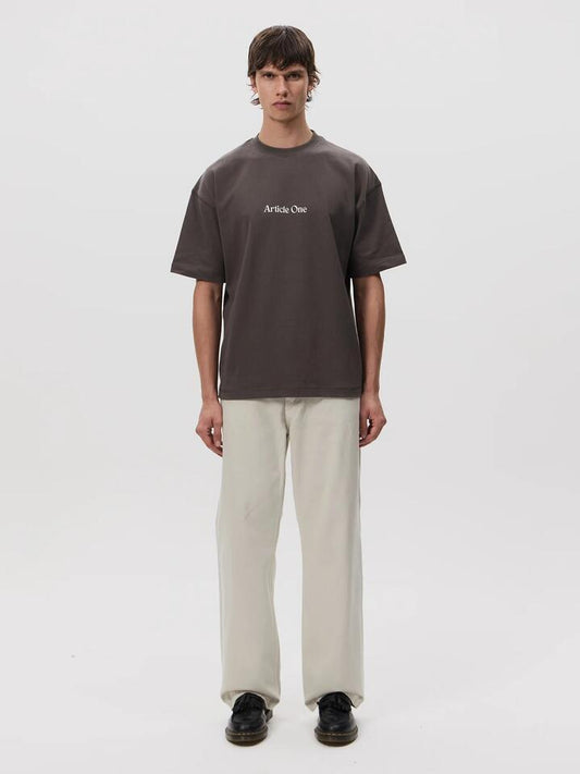 Image of Jeans. Productname: Article One Duff Jean in Ecru colour by brand - Article One