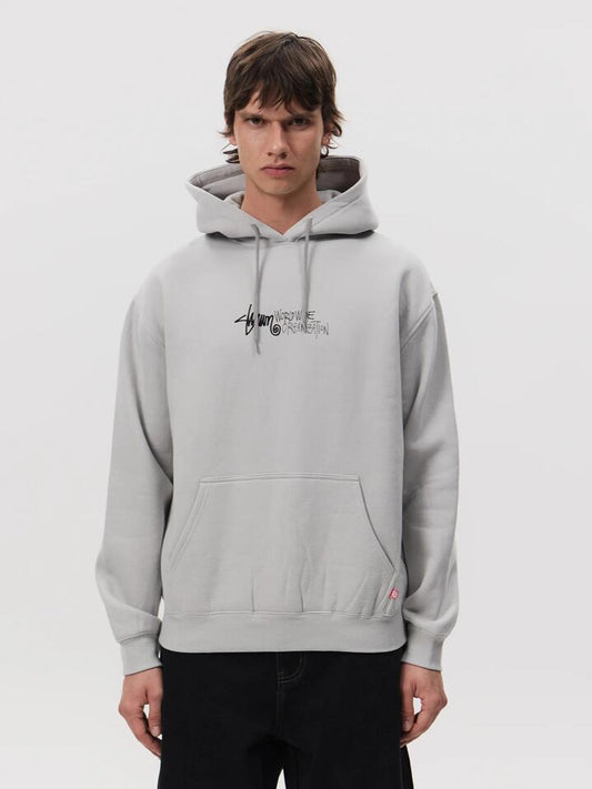 Image of a model wearing Outerwear. Productname: S-Double WWO Crest Hood in Grey colour by brand - S-Double