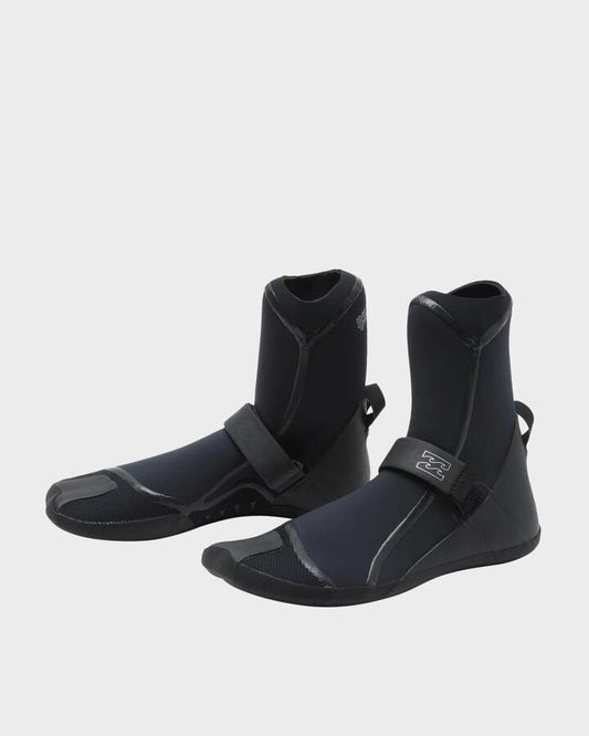 Image of Boots. Product name - Billabong Mens 3Mm Furnace Wetsuit Boots Black in Black colour by brand - Billabong