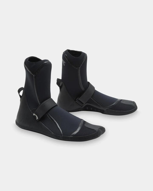 Image of Wetsuits. Product name - Billabong Mens 3Mm Furnace Wetsuit Boots Black in Black colour by brand - Billabong
