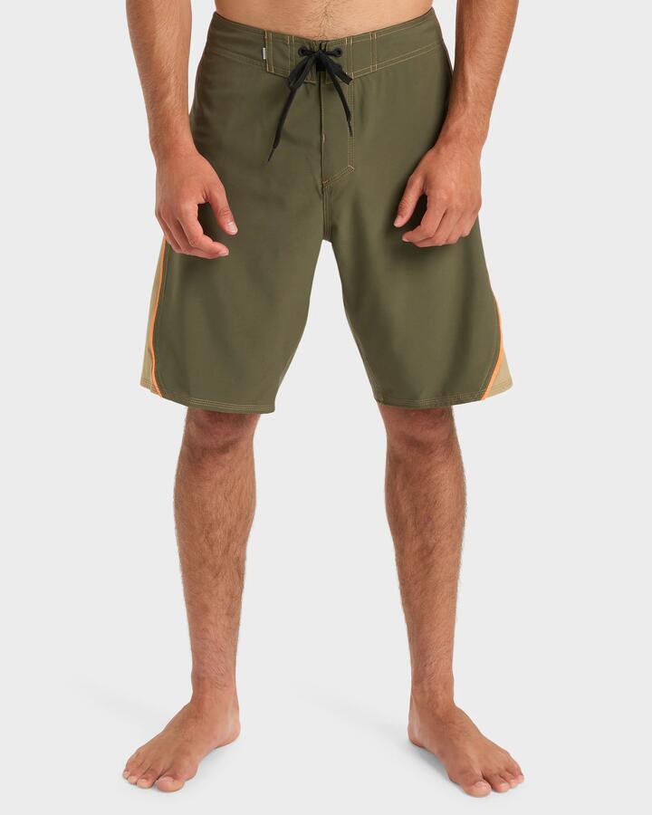 Image of Swimwear. Product name - Quiksilver Mens Mercury 99 19" Boardshorts Dusty Olive in Dusty Olive colour by brand - Quiksilver