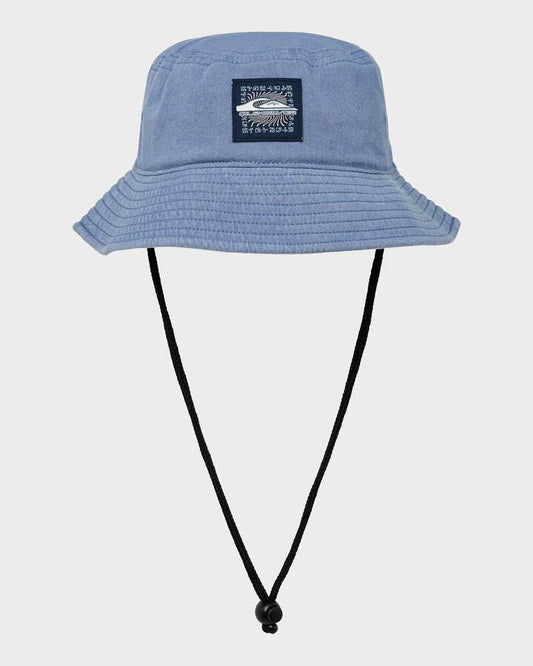 Image of Hats. Productname: Quiksilver Mens Buckology Bucket Hat China Blue - in China Blue colour by brand - Quiksilver