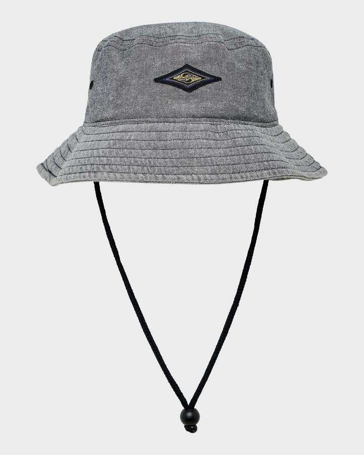 Image of Hats. Productname: Quiksilver - Mens Buckology Bucket Hat - Black - in Black colour by brand - Quiksilver
