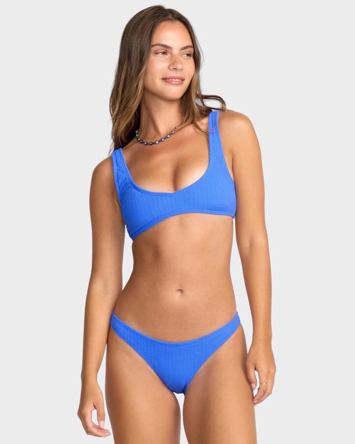 Image of Swimwear. Product name - Billabong Womens Sunray Tropic Bikini Bottom Tidal Blue in Tidal Blue colour by brand - Billabong