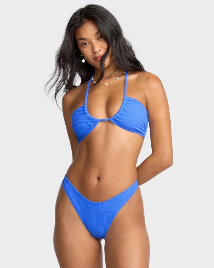 Image of Swimwear. Product name - Billabong Womens Sunrays Skimpy Bikini Bottom Tidal Blue in Tidal Blue colour by brand - Billabong