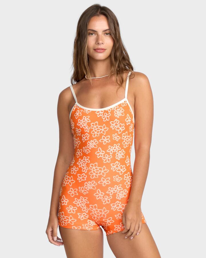 Image of Swimwear. Productname: Billabong Womens Josie Have It All One Piece Swimsuit Orange Pop - in Orange Pop colour by brand - Billabong