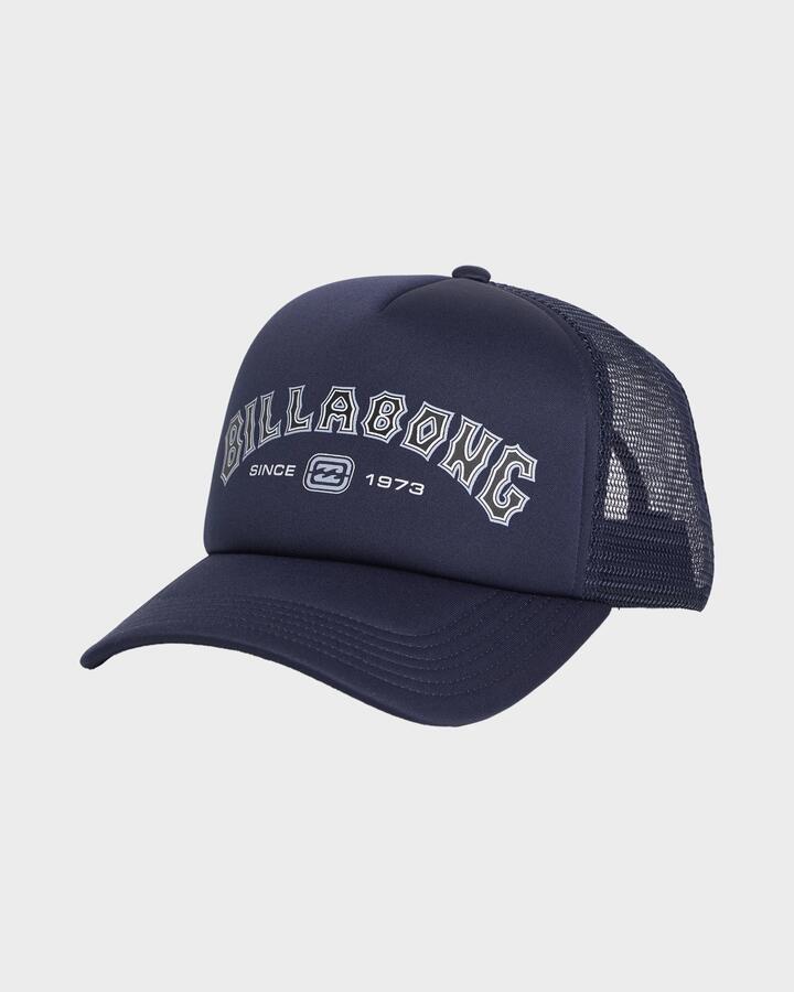 Image of Hats. Productname: Billabong Mens Bracket Arch Trucker Cap Dark Navy - in Dark Navy colour by brand - Billabong