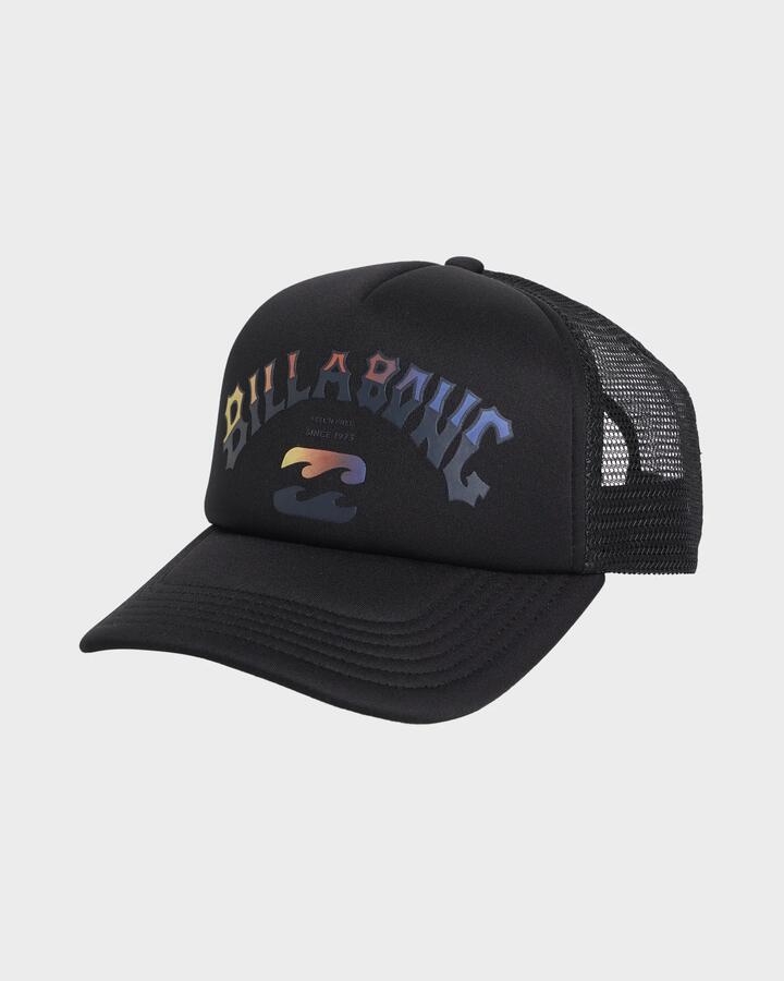 Image of Hats. Productname: Billabong Boys Arch Fade Trucker Cap Black - in Black colour by brand - Billabong