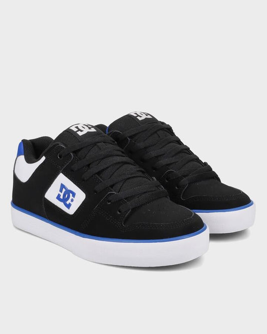 Image of Sneakers. Productname: DC Shoes Mens Pure Sneakers Black/Blue/White - in Black/Blue/White colour by brand - DC Shoes