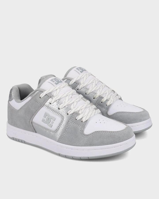 Image of Sneakers. Productname: DC Shoes Womens Manteca 4 Sneakers Grey/Grey/White - in Grey/Grey/White colour by brand - DC Shoes
