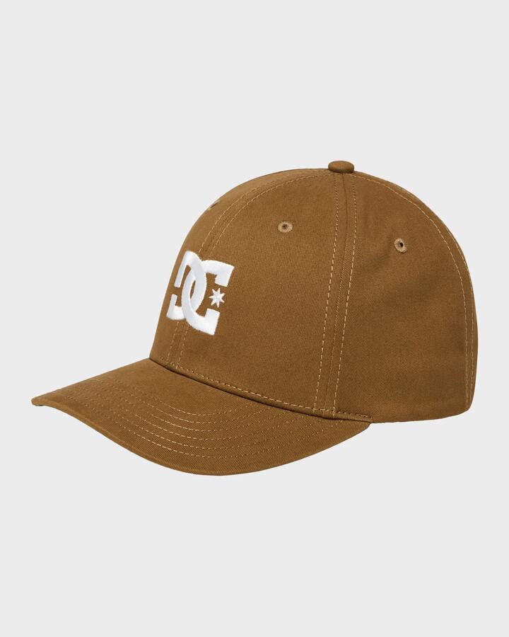 Image of Shoes. Productname: DC Shoes Mens Dc Cap Star Flexfit Cap Toffee - in Toffee colour by brand - DC Shoes