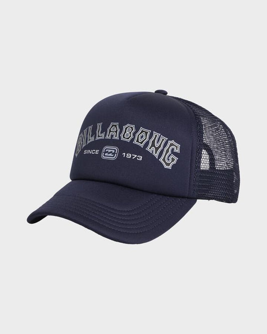 Image of Hats. Productname: Billabong Boys Bracket Trucker Cap Dark Navy - in Dark Navy colour by brand - Billabong