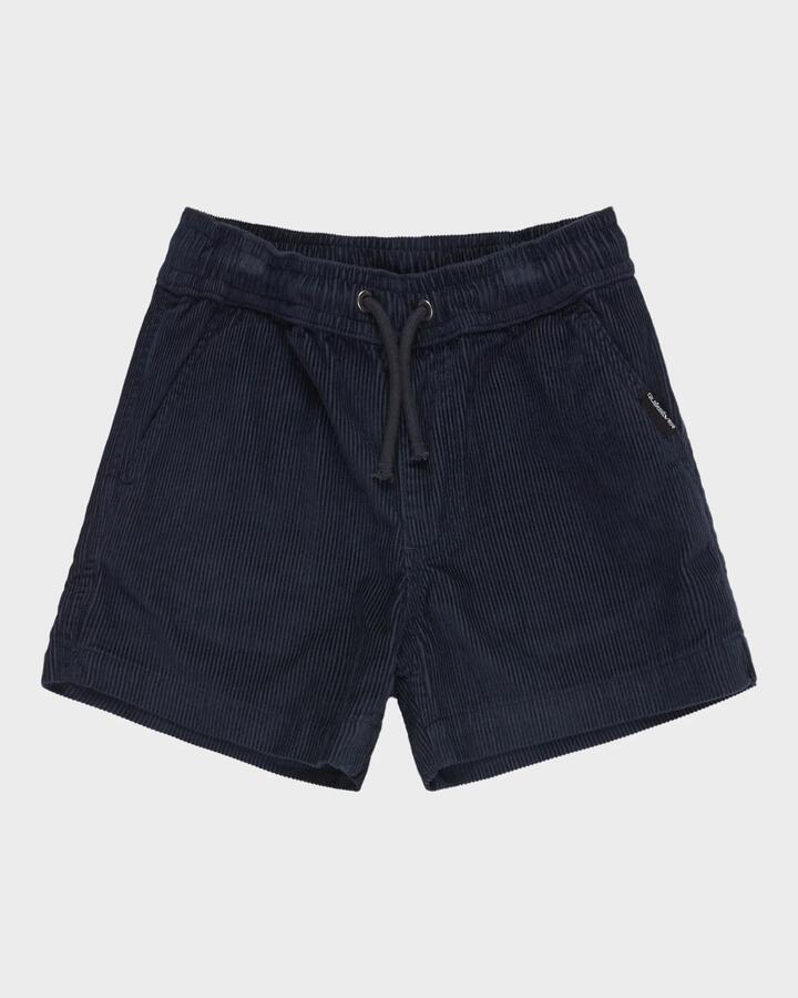 Image of Accessories. Productname: Quiksilver Boys 2-7 Taxer Cord Walkshorts Dark Navy - in Dark Navy colour by brand - Quiksilver