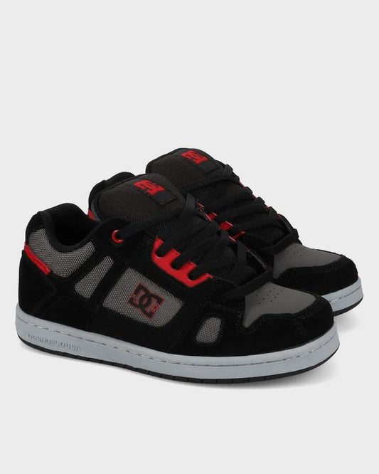 Image of Sneakers. Productname: DC Shoes Boys 8-16 Stag Youth Sneakers Black/Grey/Red - in Black/Grey/Red colour by brand - DC Shoes