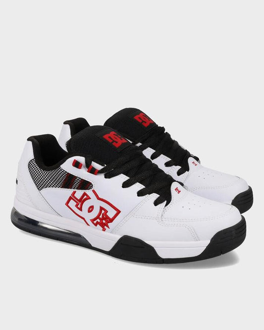 Image of Shoes. Productname: DC Shoes Mens Versatile Skate Shoes White/Black/Red - in White/Black/Red colour by brand - DC Shoes