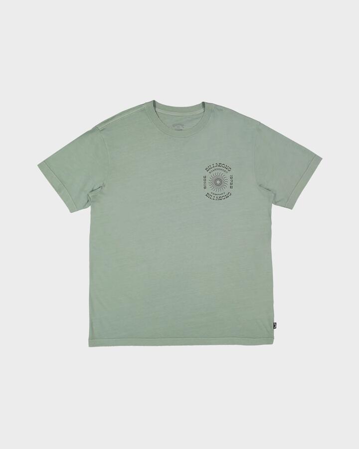 Image of T-Shirts. Productname: Billabong Mens Sunrise Premium T-Shirt Mineral Blue - in Mineral Blue colour by brand - Billabong