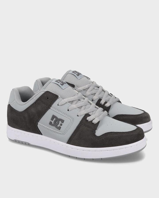 Image of Sneakers. Productname: DC Shoes Mens Manteca 4 Sneakers Grey/Grey/White - in Grey/Grey/White colour by brand - DC Shoes